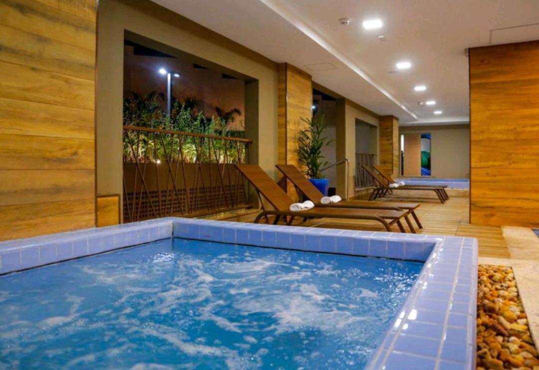Apto Em Resort De Olimpia Frente Ao Thermas Do Laranjais Εξωτερικό φωτογραφία